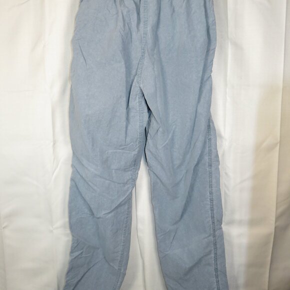 Gramicci Nylon Pants Elastic Waist Belted Pockets Blue Lightweight Medium VTG - Picture 11 of 16